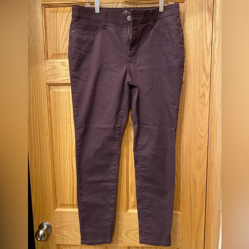 Saint John’s Bay Purple Skinny Jeans